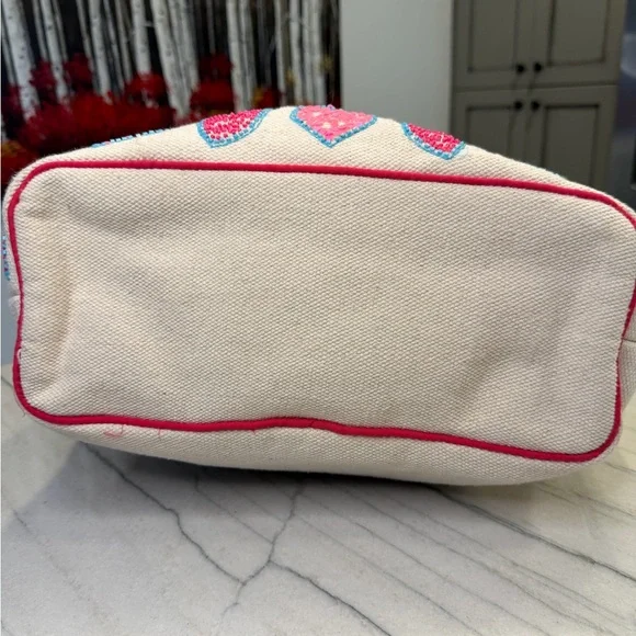 Katydid- Colorful Heart Pattern Tote Bag - Picture 4 of 6